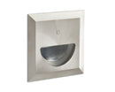 WL341 - Asymmetric, Straight To Mains, Brushed Step Light