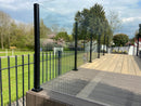 Elegant Glass Balustrading – Aluminium Post and Glass Railing