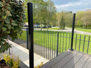 Elegant Glass Balustrading – Aluminium Post and Glass Railing