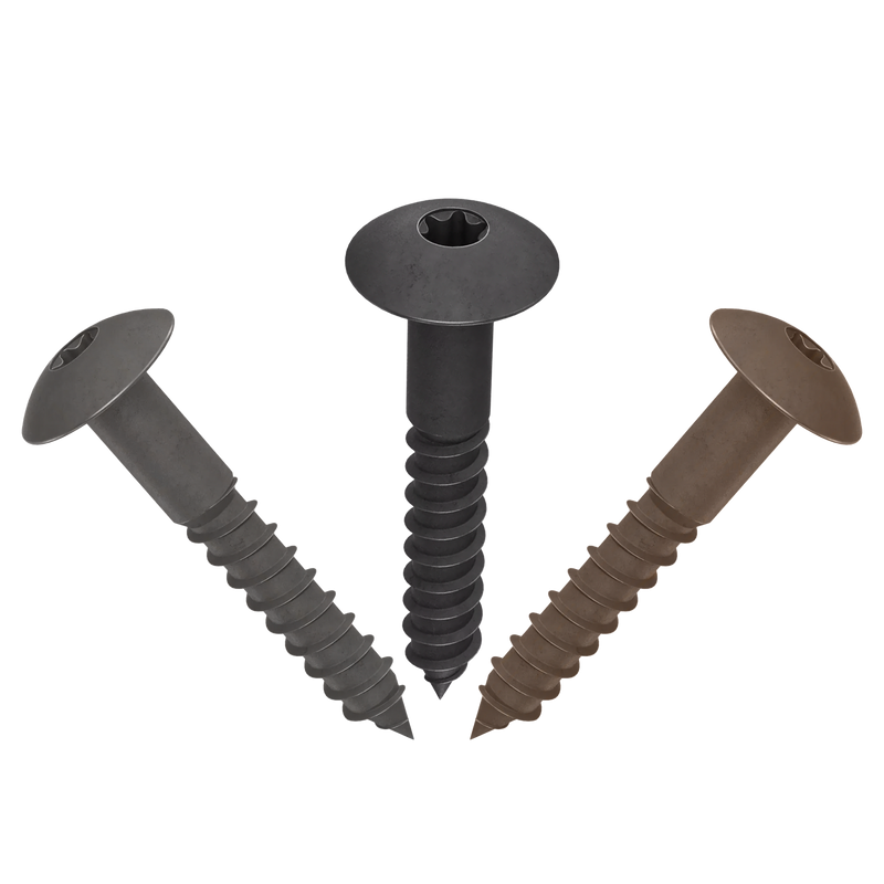 Shadow Gap Cladding Range - Coloured Screws