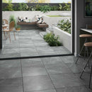 Exbury Grey Glazed Porcelain 600x600x20mm